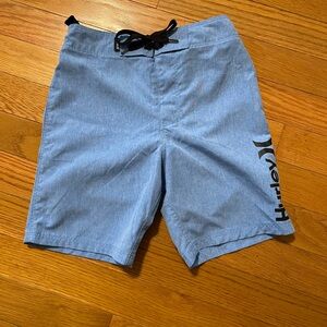 Hurley blue‎ board shorts (adjustable) boys size 6